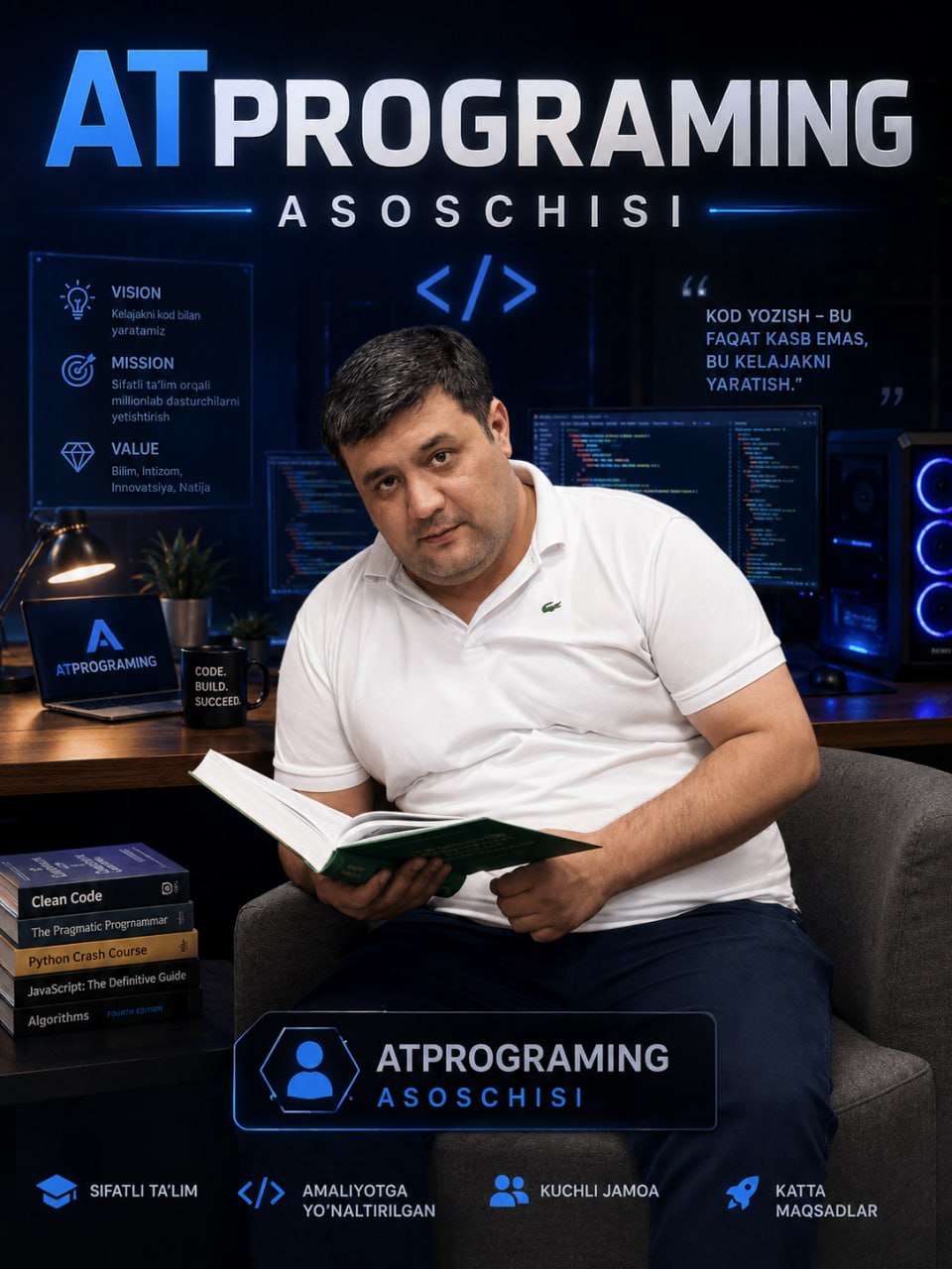 AT PROGRAMING asoschisi — yuborilgan surat